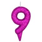 Vela De Aniversário Número Magic Glitter Rosa Vela De Aniversário Número Magic Glitter Rosa