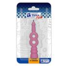 Vela de aniversário Número Rosa bebe Nº 8 com 10 un. Vela de aniversário Número Rosa bebe Nº 8 com 10 un.