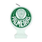 Vela de Aniversário Palmeiras Com Pavio Mágico Sem Numero Decoração Bolo Time de Futebol