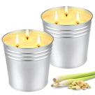 Vela de citronela Aottom Large 1L 3 mechas 200h Tempo de queima