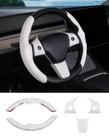 Vela de Cobertura de Volante para Tesla Model 3 e Y Vela de Cobertura de Volante para Tesla Model 3 e Y