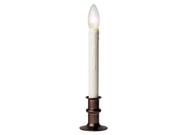 Vela de janela LED operada por bateria Celestial Lights 28/33cm Bronze