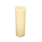 Vela de Led Cintilante Parafina Grande 30cm Chama Viva