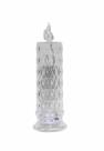 Vela de Led Eletrônica Decorativa Amarela com Bateria 19cm