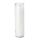Vela de oração devocional Estrella Blanca 5x20cm branca