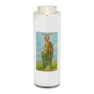Vela de oração: Root Candles, vidro transparente, 7 dias, Saint Jude Vela de oração: Root Candles, vidro transparente, 7 dias, Saint Jude