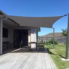 Vela de Sombra SUNNY GUARD 3,0x4,0m Bloqueio UV Cinza Escuro Vela de Sombra SUNNY GUARD 3,0x4,0m Bloqueio UV Cinza Escuro