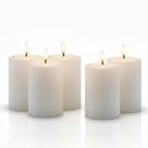 Vela Decorativa Cilindrica 4cm 15 unidades Decoração casamentos