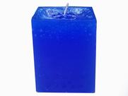 Vela Decorativa Na Cor Azul Enfeite De Natal Decore Sua Casa