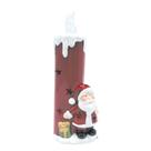 Vela Decorativa Star Vazada Papai Noel 1Pc 7x7x21cm Vela Decorativa Star Vazada Papai Noel 1Pc 7x7x21cm