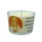 Vela Devocional Aromática Nossa Senhora de Fátima no Copo de Vidro