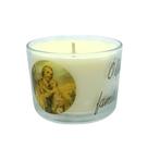 Vela Devocional Aromática São José no Copo de Vidro