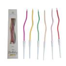 Vela Espiral Palito Aniversário Metalizada Colorida Funlux Vela Espiral Palito Aniversário Metalizada Colorida Funlux