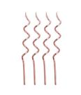 Vela Espiral Rose Gold - Elegância para Bolos de Aniversário