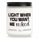 Vela Gleevera Light When You Want Me 200 ml com aroma de lavanda