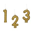 Vela Glitter Dourado - 01 Unidade - Regina - Rizzo Vela Glitter Dourado - 01 Unidade - Regina - Rizzo