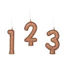 Vela Glitter Rose Gold - 01 Unidade - Regina - Rizzo Vela Glitter Rose Gold - 01 Unidade - Regina - Rizzo
