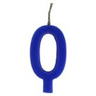 Vela Grande Para Aniversário Nº 0 Cor Azul - 1 Unidade