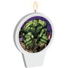 Vela Hulk Decoração Festa topo bolo aniversário