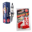 Vela Iridium E Cachimbo Vermelho Nxr 150 Bros Cg 150 Titan Ngk