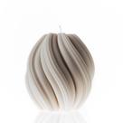 Vela LAWA Swirl Scented Soy Wax Twirl feita à mão branca Vela LAWA Swirl Scented Soy Wax Twirl feita à mão branca