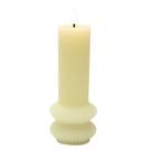 Vela led Iluminato a pilha 20,50cm creme -L Hermitage