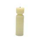 Vela led Iluminato a pilha 24,50cm creme -L Hermitage