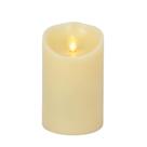Vela LED sem chama Luminara Scalloped Edge Ivory 8x13cm