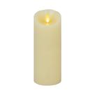 Vela LED sem chama Luminara Scalloped Edge Ivory 9 x 22cm