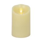 Vela LED sem chama Luminara Scalloped Edge Ivory 9x13cm