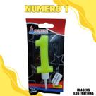 Vela Luxo Neon Diversos Números - Alchester