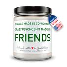 Vela MENTA AZÚCAR Regalo de Amistad 255 g Vertida a Mano USA