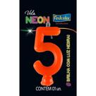 Vela Neon Laranja N5 Festcolor