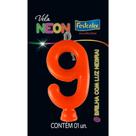Vela Neon Laranja N9 Festcolor