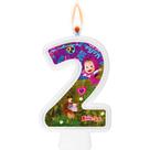 Vela Numeral N2 - Masha e o Urso - 1 unidade - Regina - Rizzo Vela Numeral N2 - Masha e o Urso - 1 unidade - Regina - Rizzo