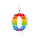 Vela Numeral Pop It Numero 0 - 1 unidade - Regina - Rizzo Vela Numeral Pop It Numero 0 - 1 unidade - Regina - Rizzo