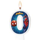 Vela Numeral Spider Man Animação Número 0 - Regina Vela Numeral Spider Man Animação Número 0 - Regina