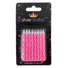 VELA PALITINHO SILVER FESTAS - Decoração Elegante para Aniversários