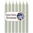 Vela Palito Atacado Branca 100 Unidades14cm Atacado
