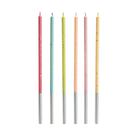 Vela Palito Gigante Arco-íris Candy com Glitter 15 cm - 1 unidade Pct. c/ 6 unds. - Silver Festas - Rizzo Vela Palito Gigante Arco-íris Candy com Glitter 15 cm - 1 unidade Pct. c/ 6 unds. - Silver Festas - Rizzo