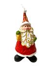 Vela papai noel com lanterna decorativo