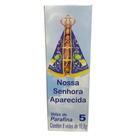 Vela Parafina N5 C/8un Nossa Senhora Aparecida