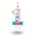 Vela PEPPA PIG Decoração Festa 1 Ano Aniversário