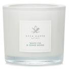 Vela perfumada Acca Kappa branca de figo e cedro 180g