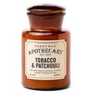 Vela perfumada, cera de arroz, boticário artesanal, tabaco e patchouli