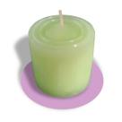 Vela Perfumada Com Aroma De Capim-limão - Cor Verde Claro