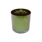 Vela Perfumada Copo De Vidro 265ml Com Aroma De Capim Limão Vela Perfumada Copo De Vidro 265ml Com Aroma De Capim Limão
