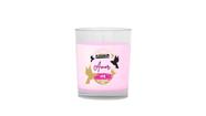 Vela Perfumada de Vidro 100g "Amor" - Aroma Floral Artesanal