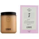 Vela Perfumada Lenvie Peônia & Lima Urban Aroma Floral Cítrico Aromático 190g