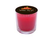 Vela Perfumada No Copo De Vidro 265ml Com Aroma De Pitanga